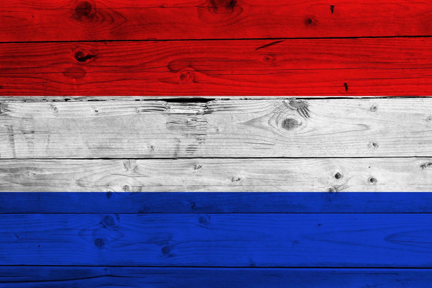 Holland flag with texture photo