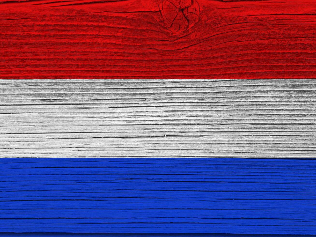 Holland flag with texture photo