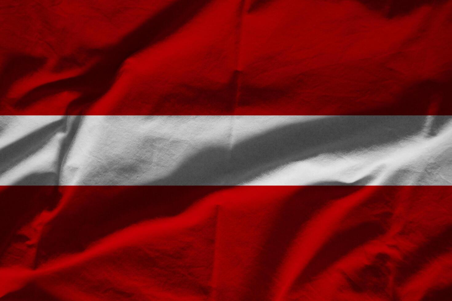 Latvia flag with texture photo