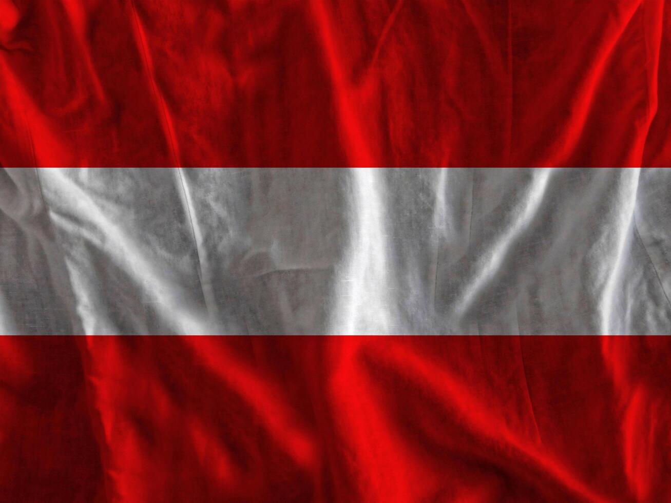 Austrian flag with texture photo
