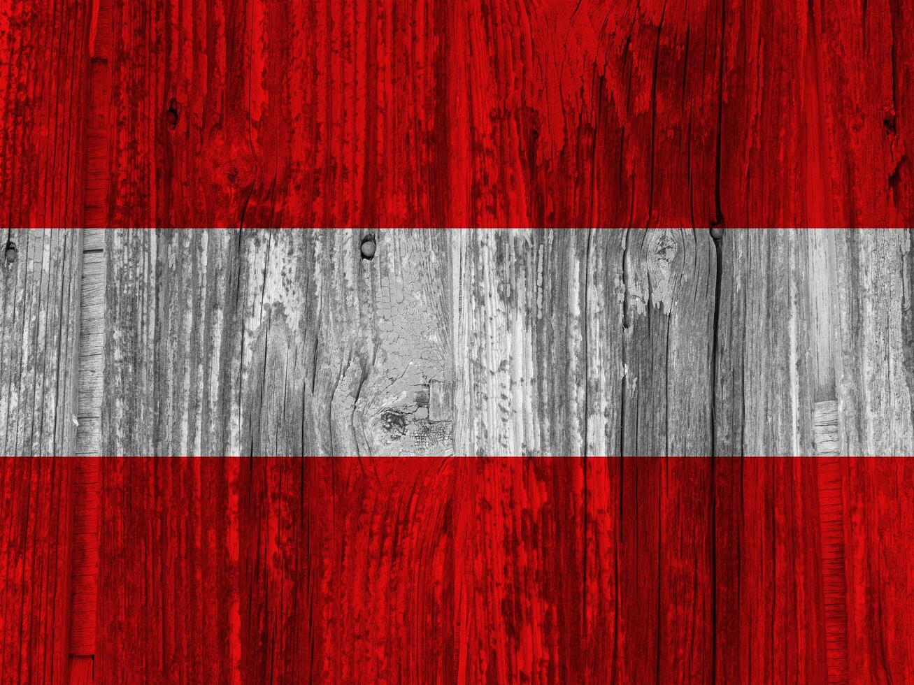 Austrian flag with texture photo