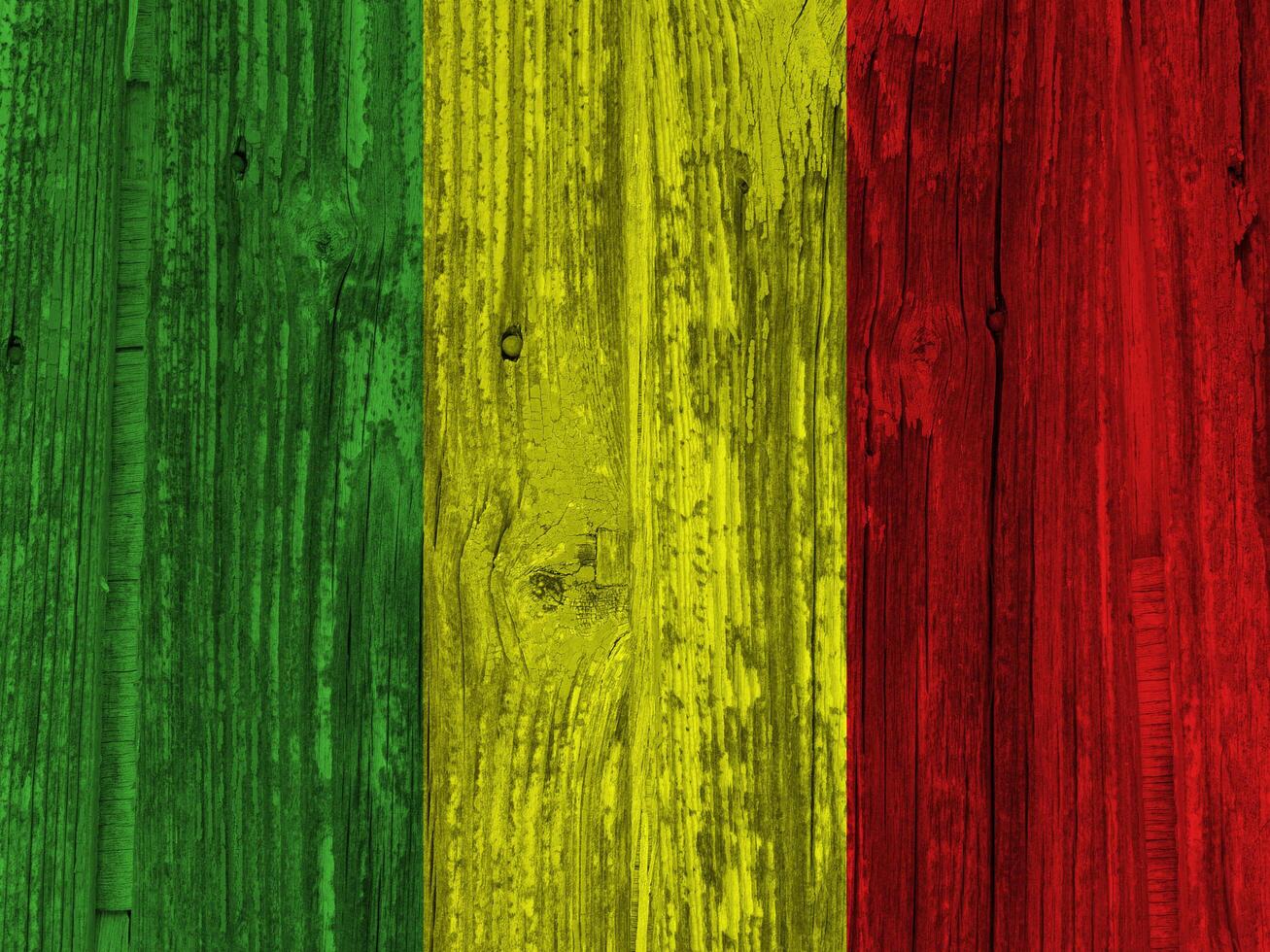 Mali flag with texture photo