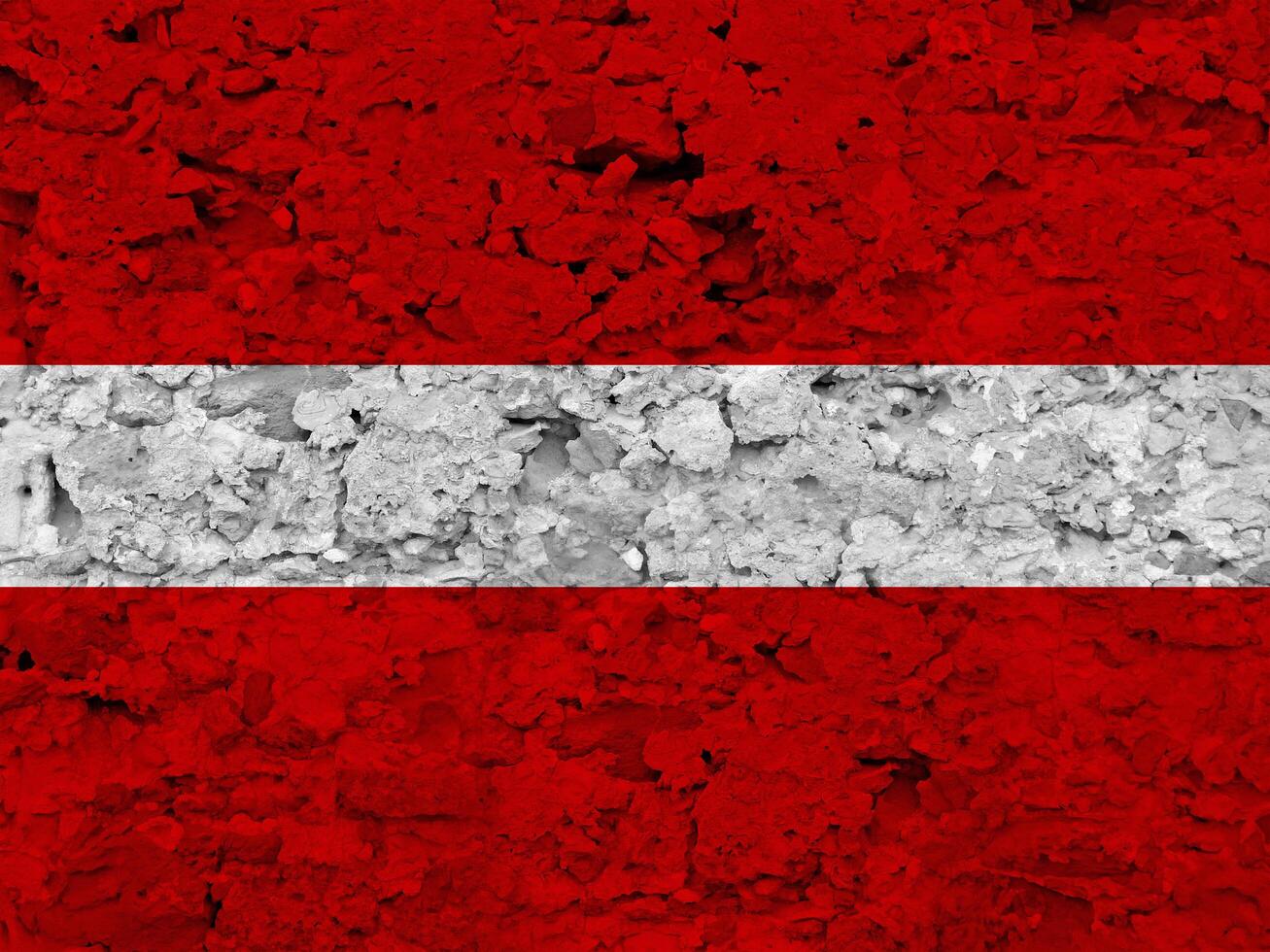 Latvia flag with texture photo