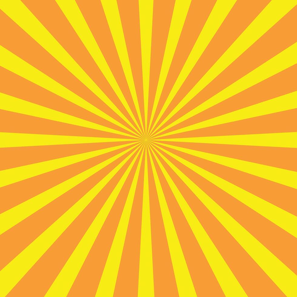 Sunburst retro radial background with sun ray. design vector