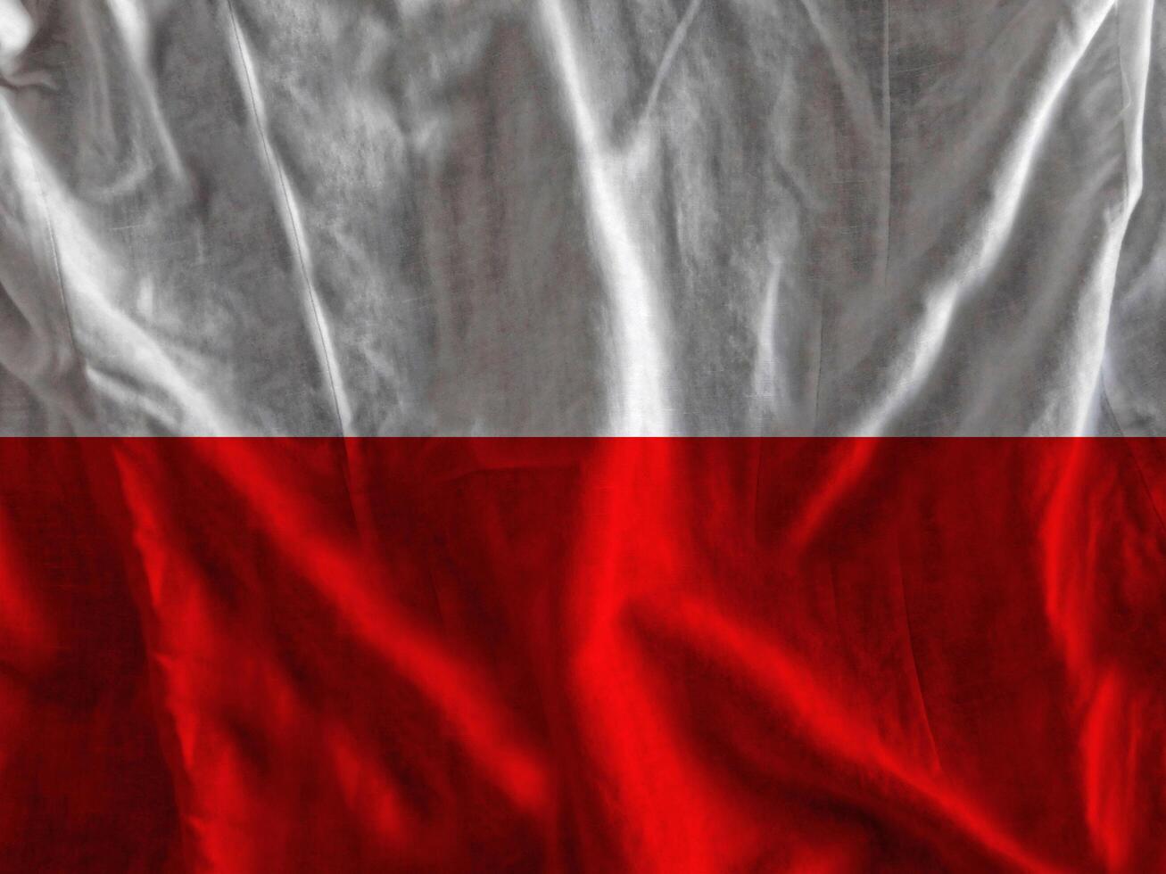 Poland flag with texture photo