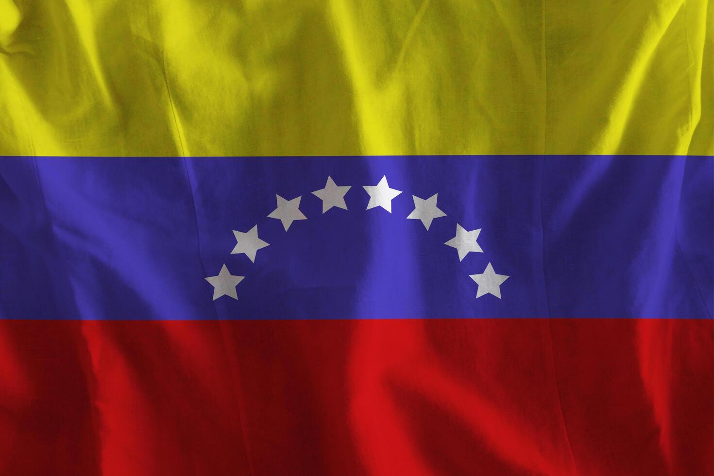 Venezuela flag with texture photo