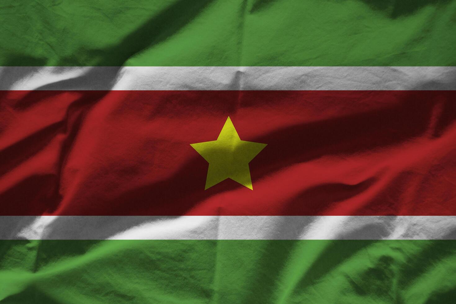 Suriname flag with texture photo