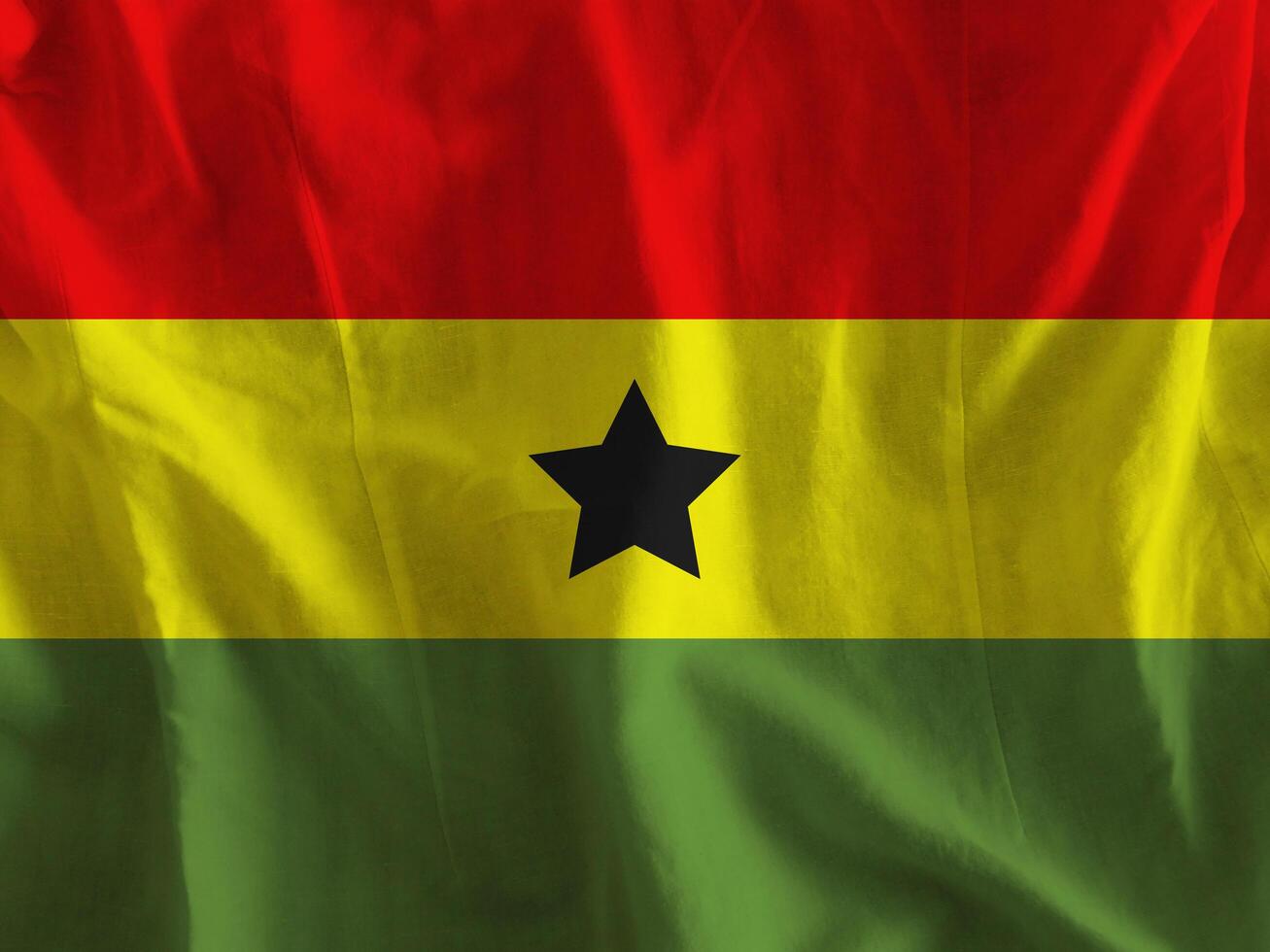 Ghana flag with texture photo