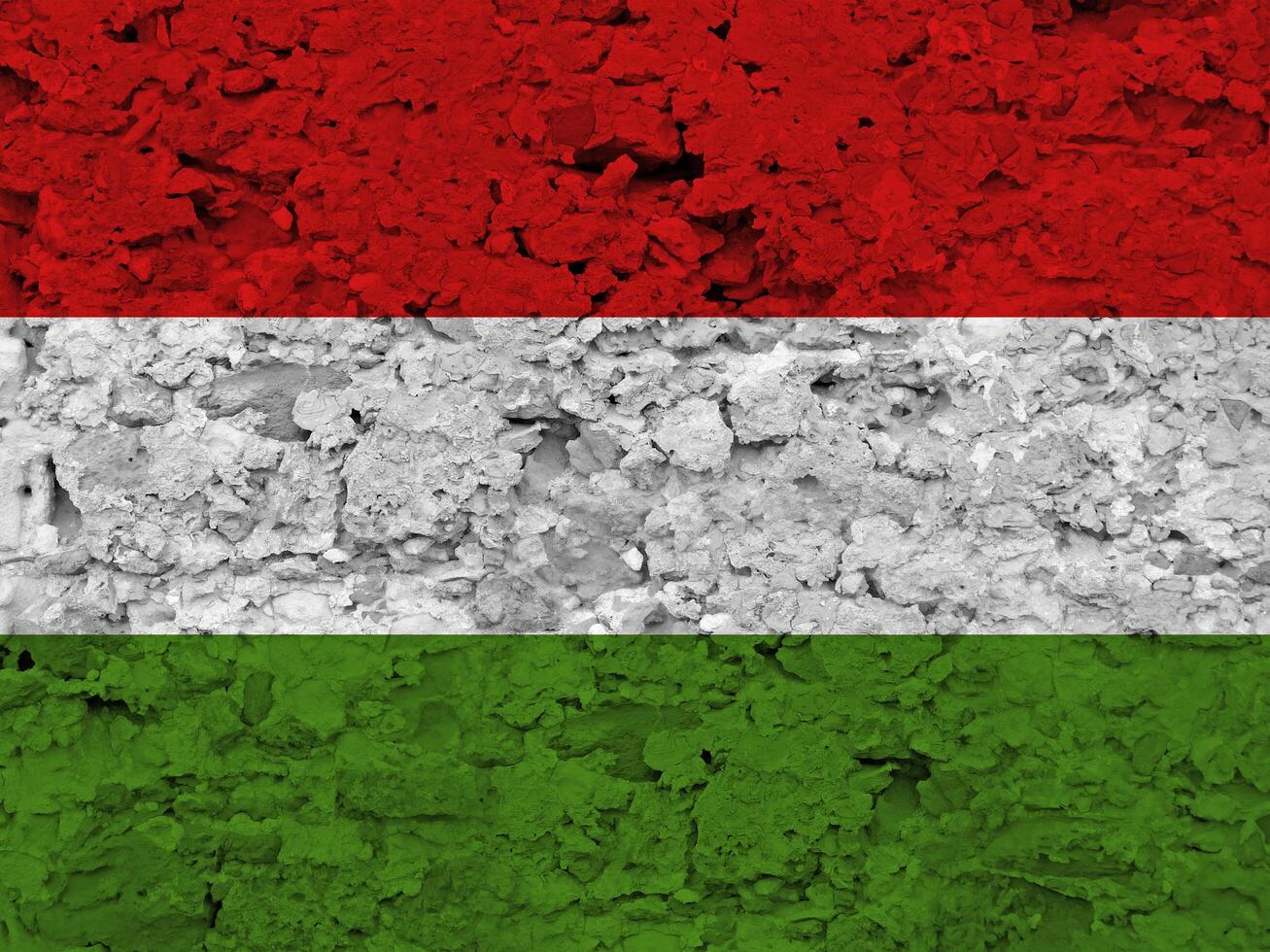 Hungary flag with texture photo