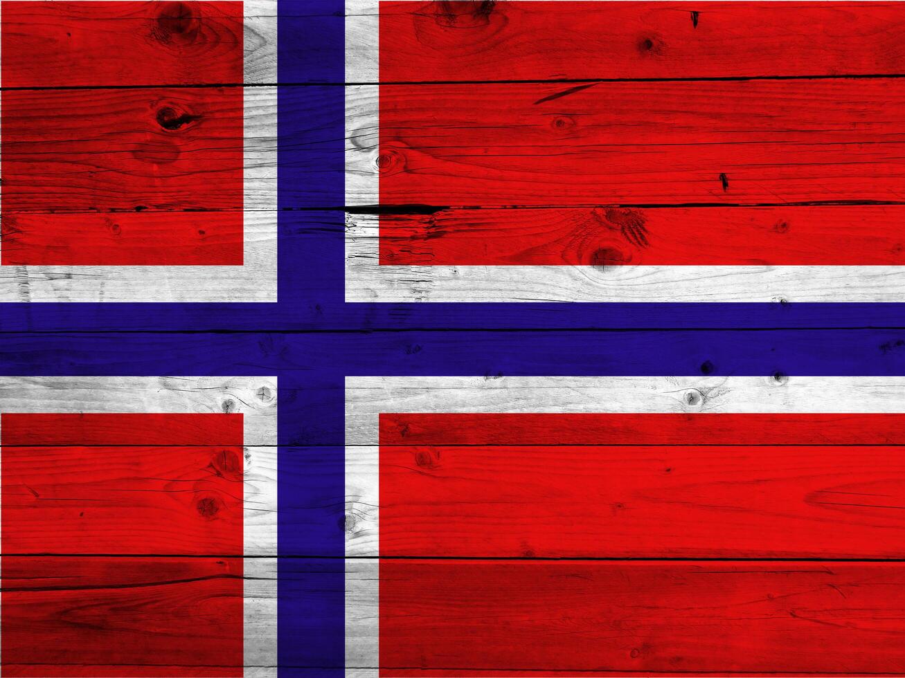 Norway flag with texture photo