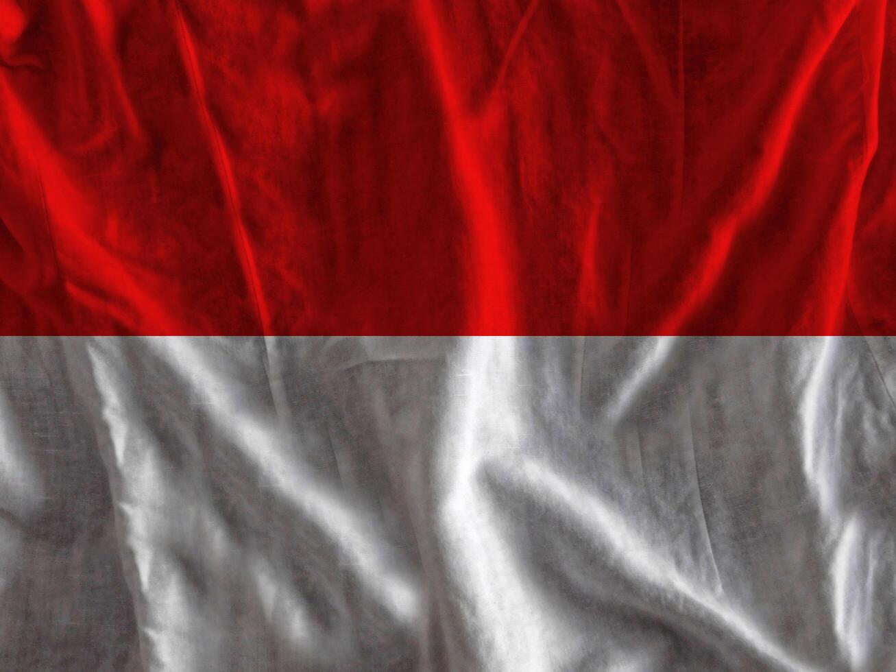 Monaco flag with texture photo