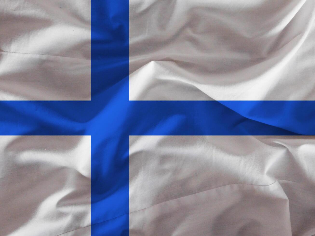 Finland flag with texture photo