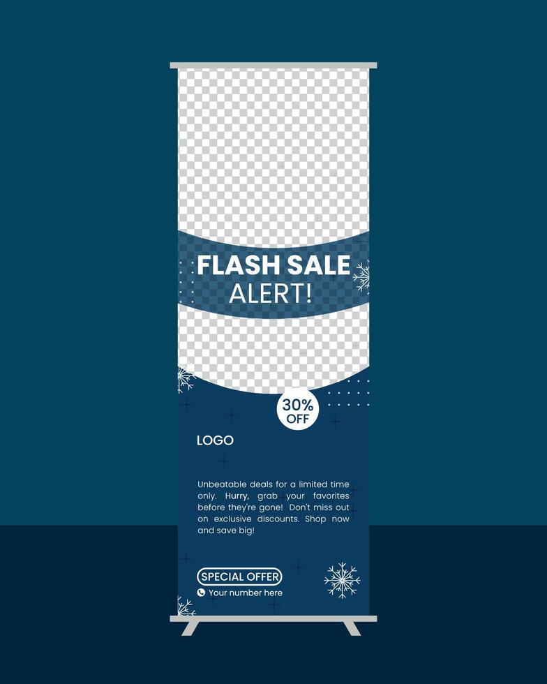 Web banner design template. vector