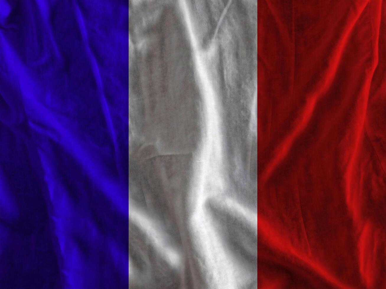 France flag with texture photo