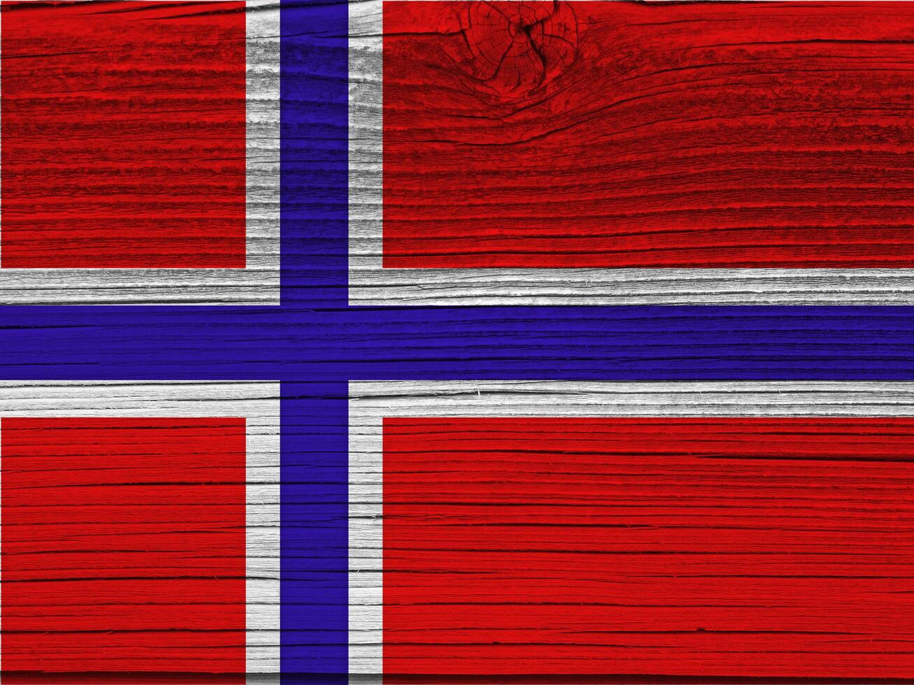 Norway flag with texture photo