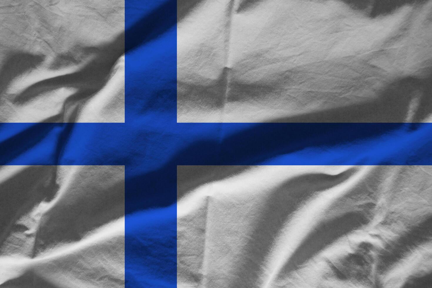 Finland flag with texture photo