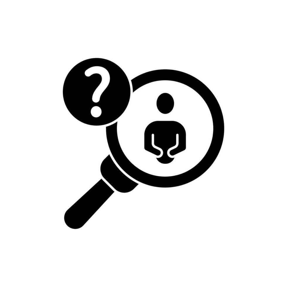 suspect concept line icon. Simple element illustration. suspect concept outline symbol design. vector