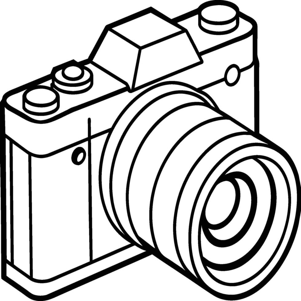 Hand draw technology sketch icon doodle set design for coloring book. Technology icon coloring pages vector