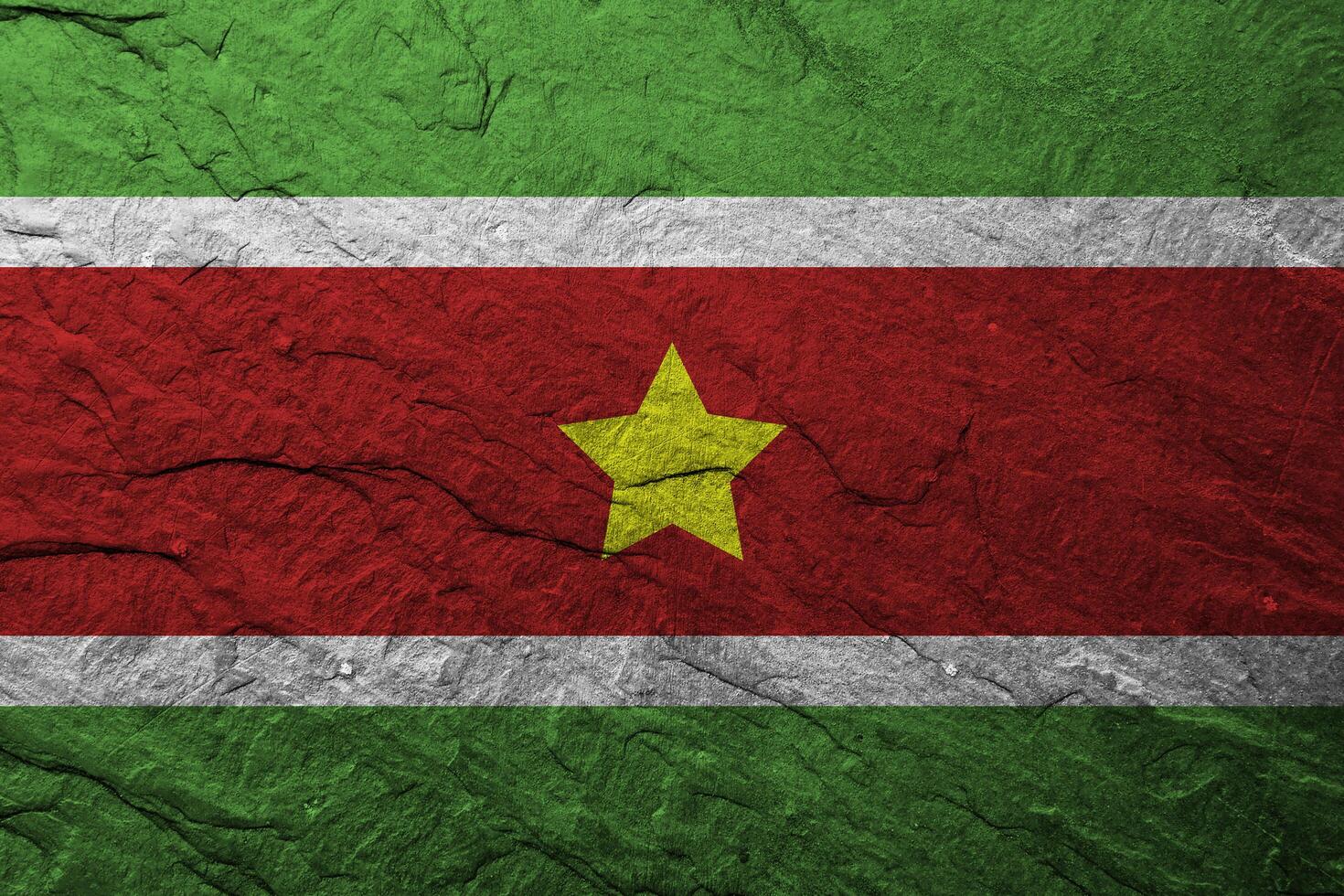 Suriname flag with texture photo