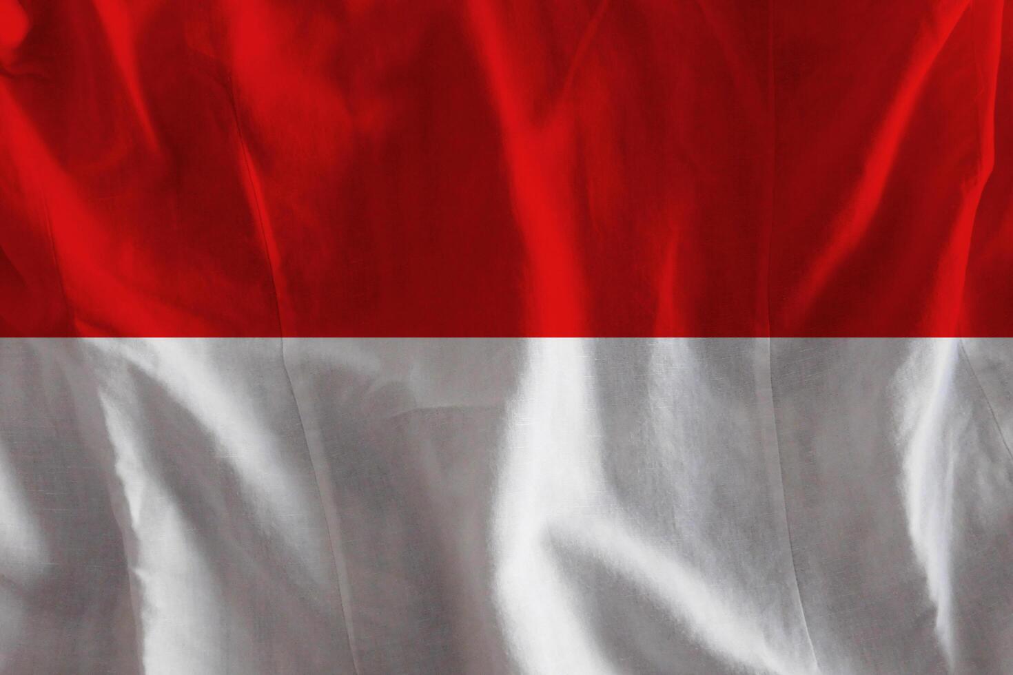 Monaco flag with texture photo