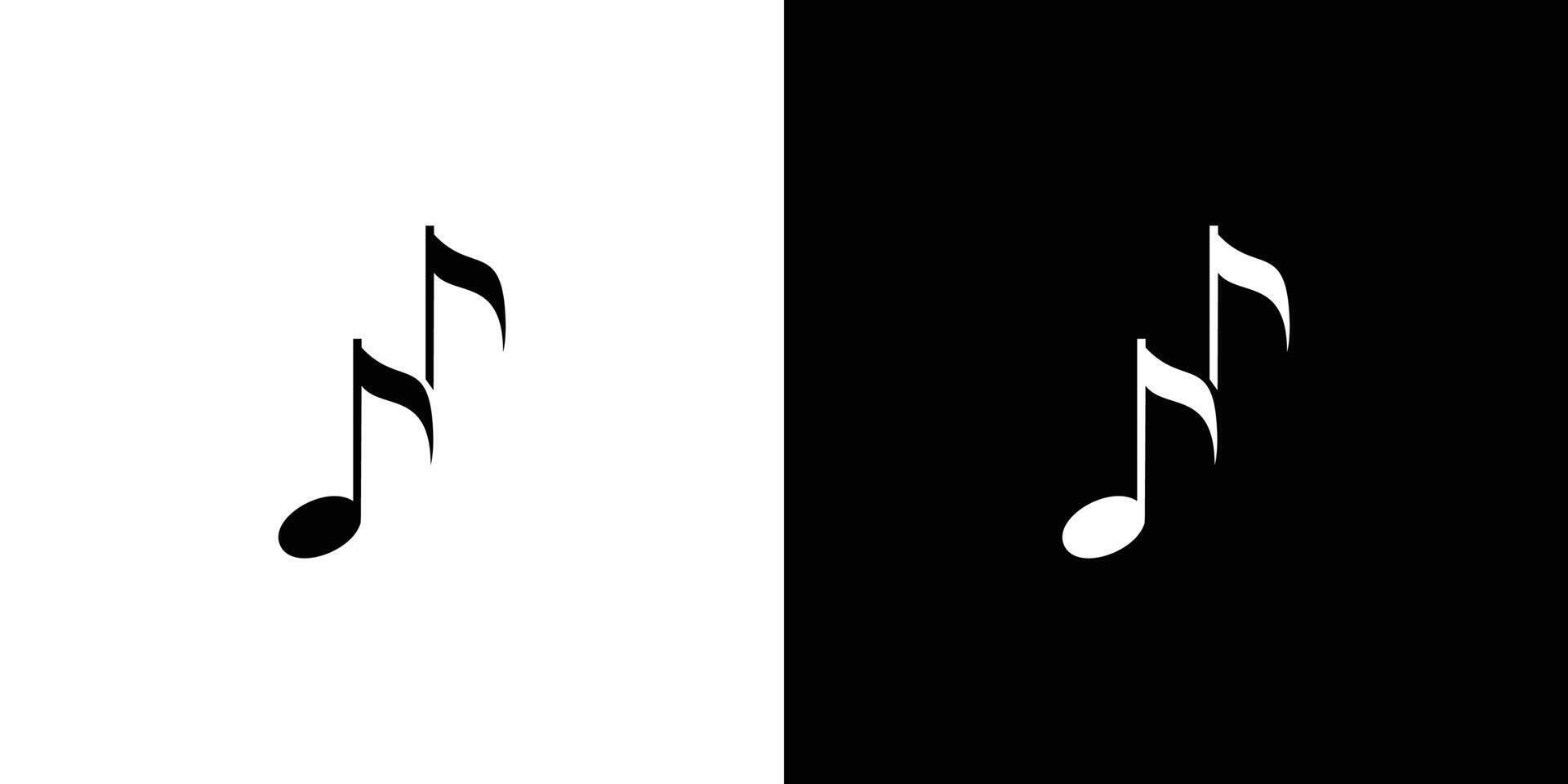 Modern and elegant N music logo design vector