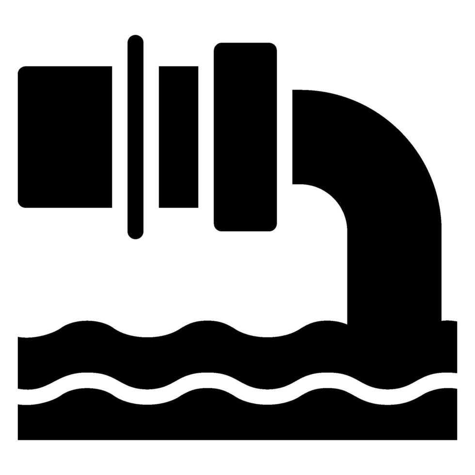pollution glyph icon vector
