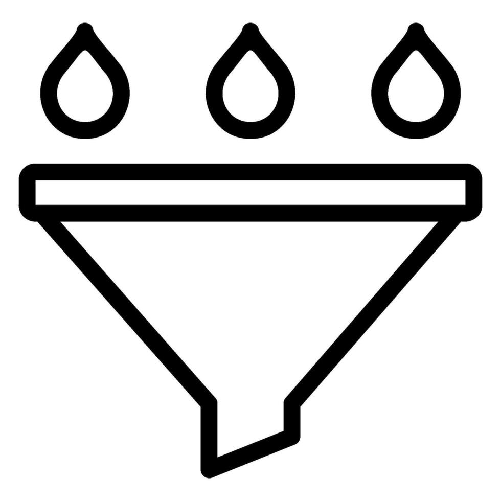 filtration line icon vector