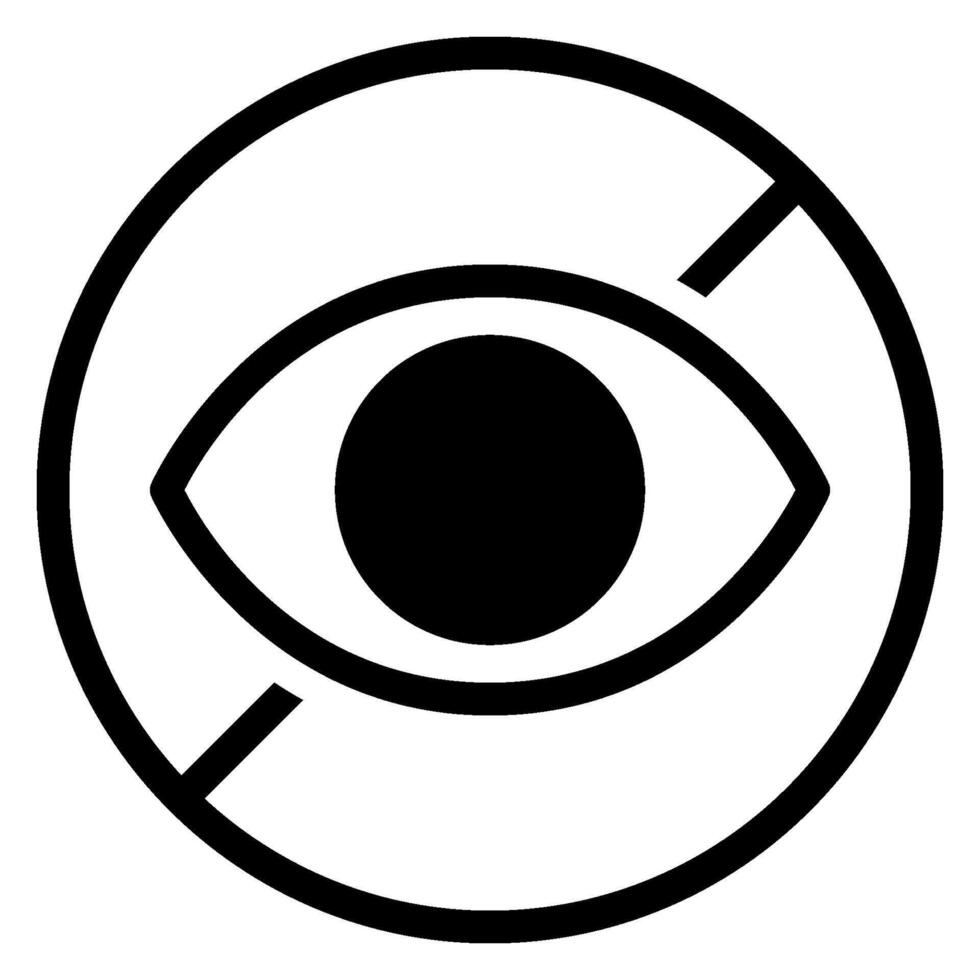 private glyph icon vector