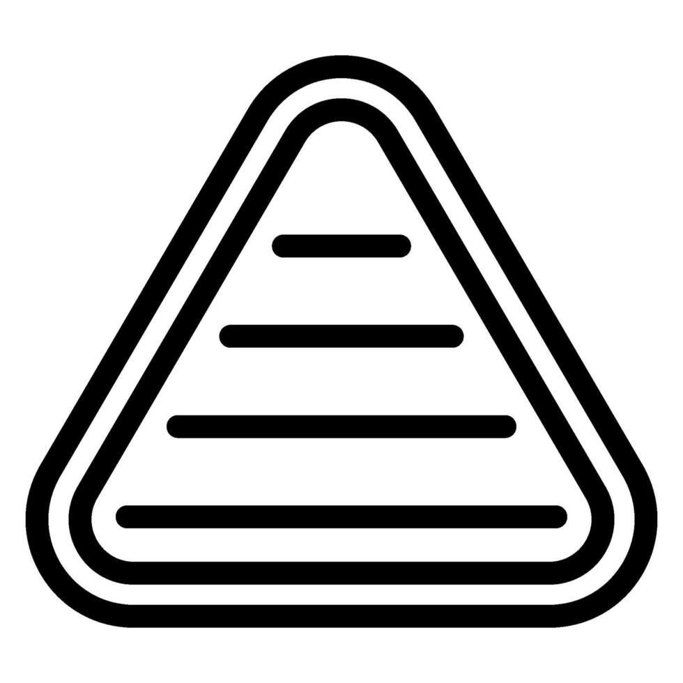 cattle grid line icon vector