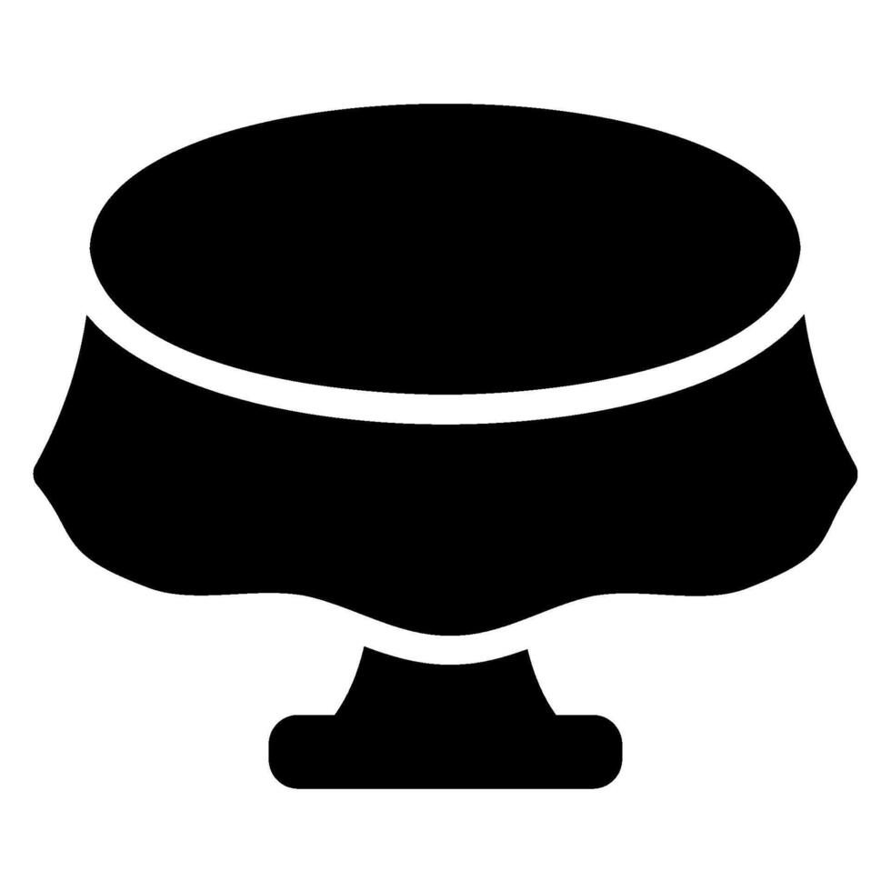 tablecloth glyph icon vector