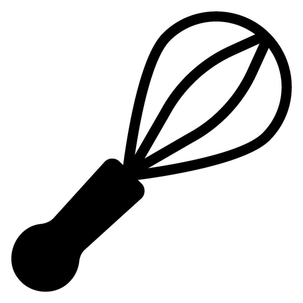 whisk glyph icon vector