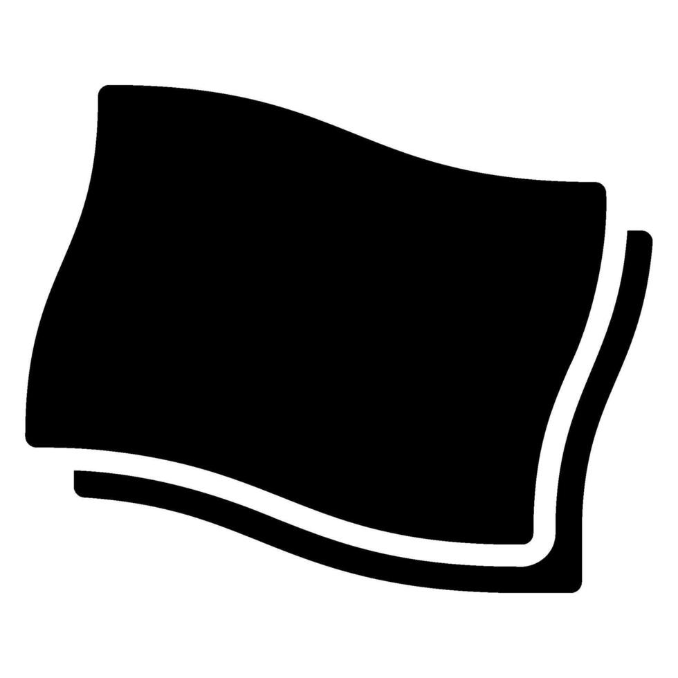 napkin glyph icon vector