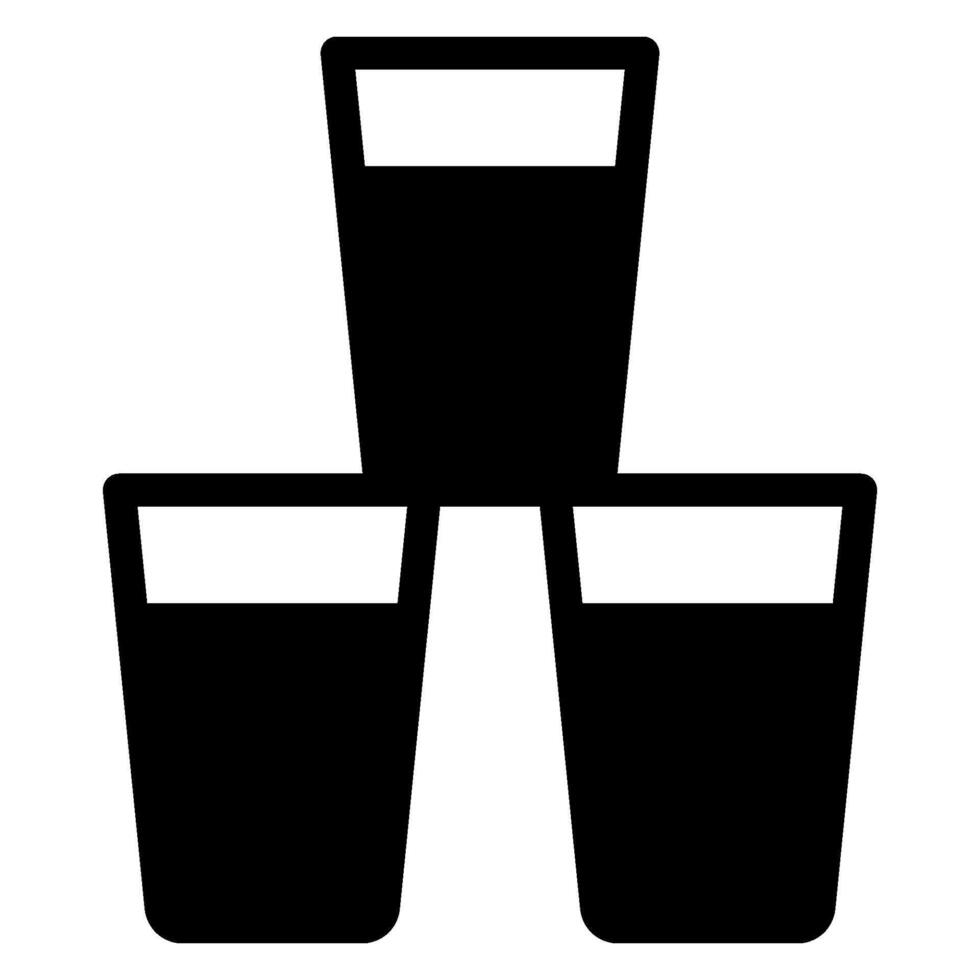 shots glyph icon vector