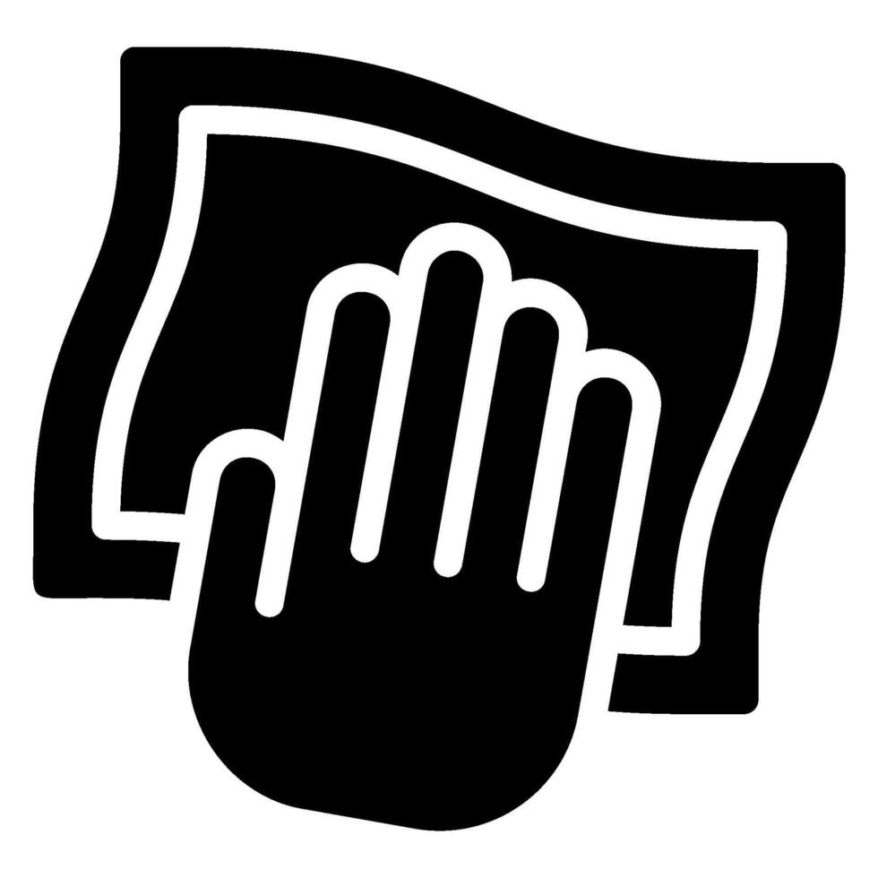 dry glyph icon vector