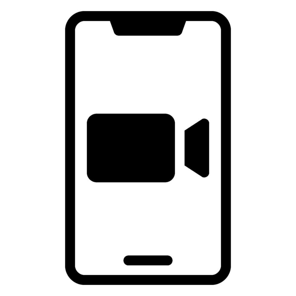call glyph icon vector