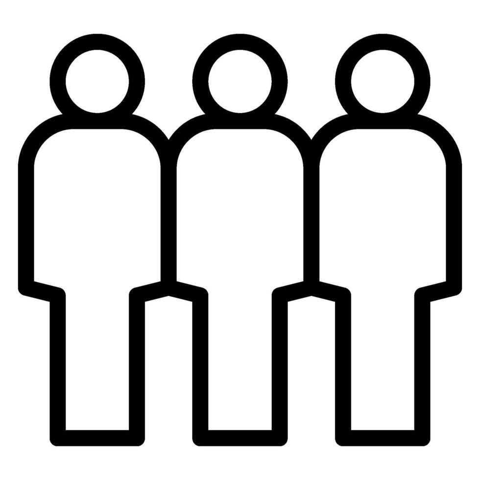 unity line icon vector