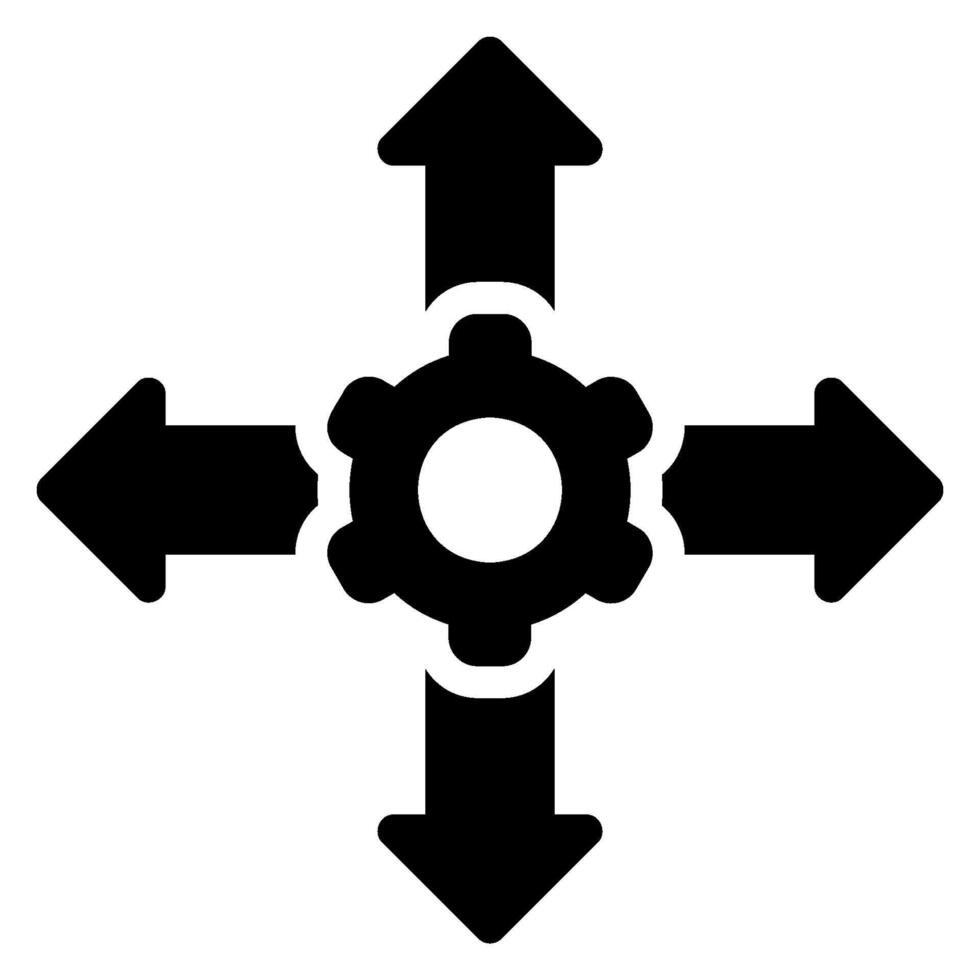 flexibility glyph icon vector