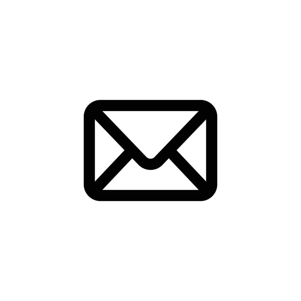 Electronic mail icon design, communication vector