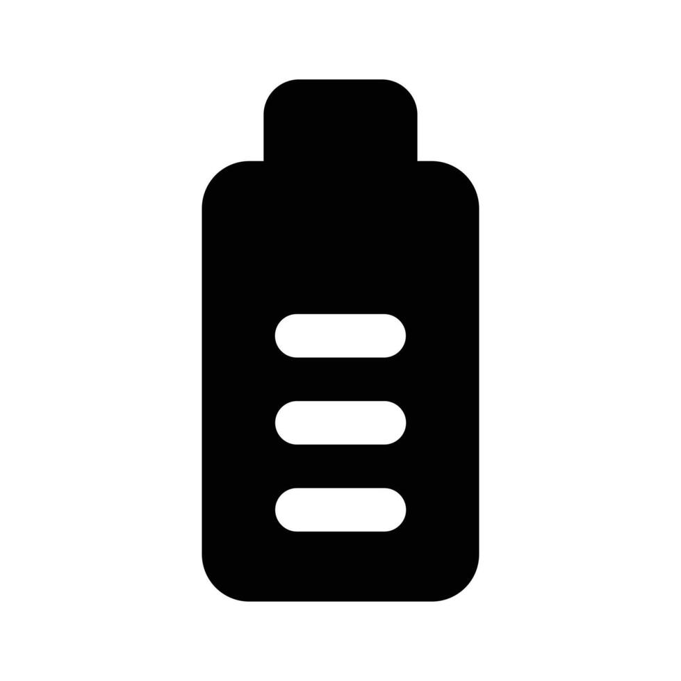 Pixel perfect icon of battery status in unique style, ready for premium use vector