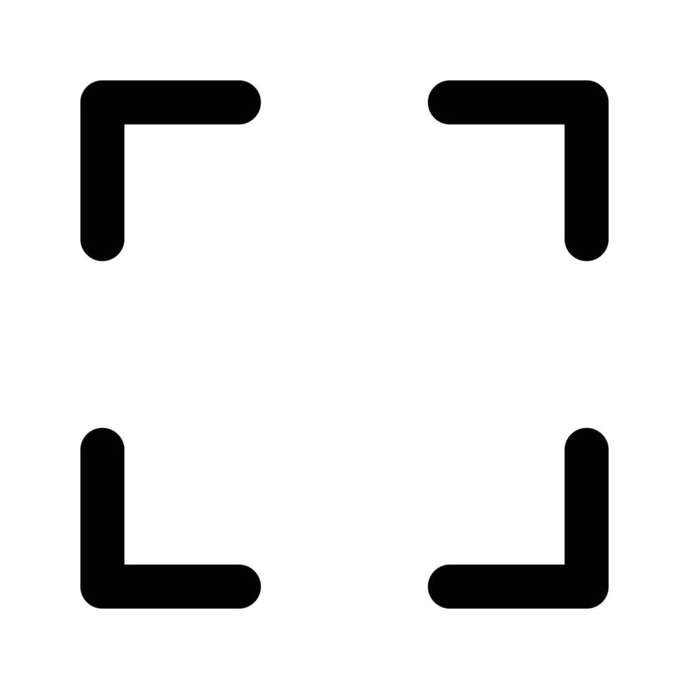 An icon of focus in trendy style, pixel perfect vector