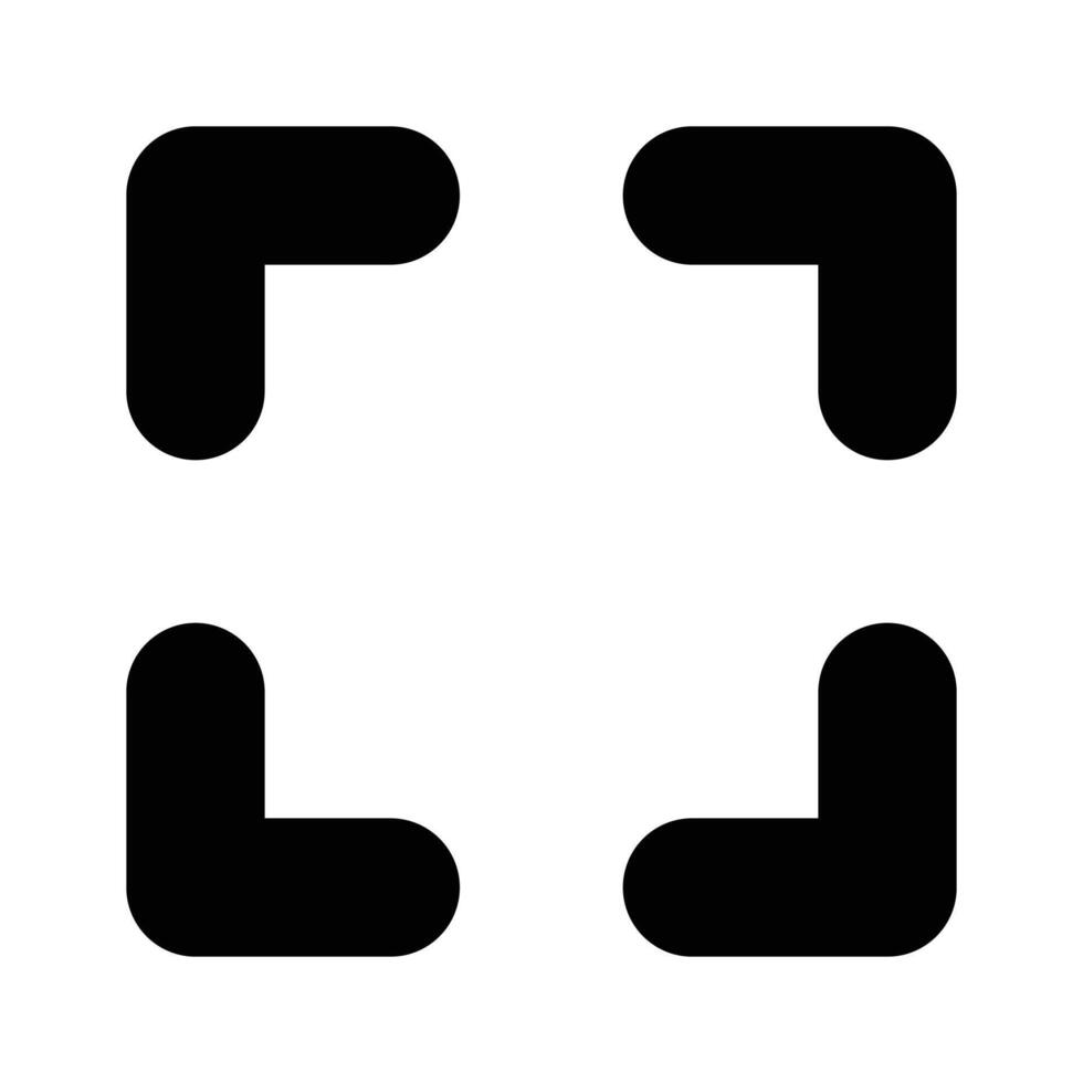 An icon of focus in trendy style, pixel perfect vector