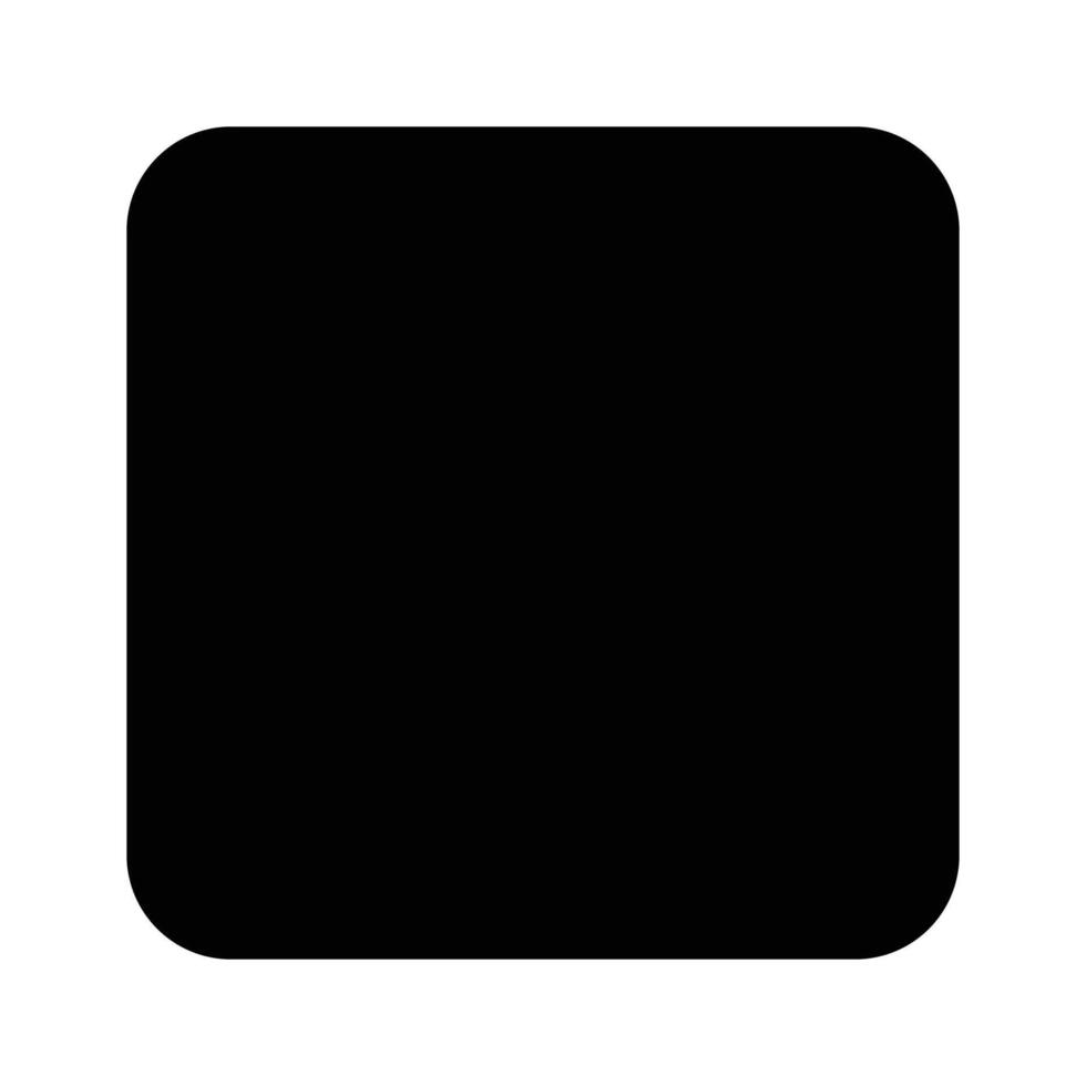 Stop button design, ready to use icon vector