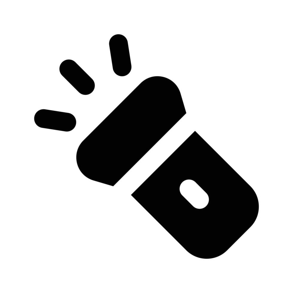 Torch light icon design, editable icon of torch vector