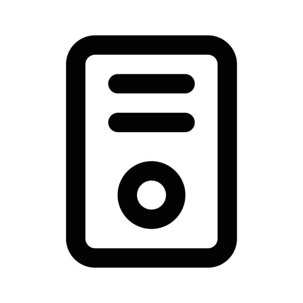 Cpu icon design, computer system design vector