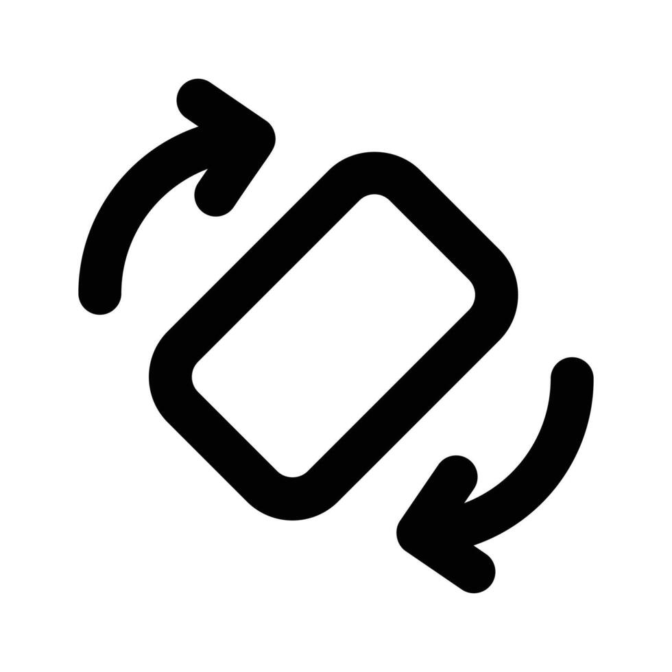 Grab this creative icon of rotate symbol in modern style vector