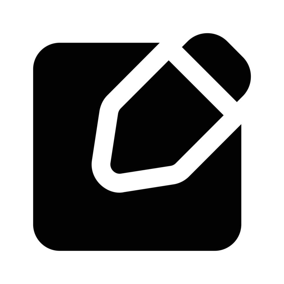 Edit tool icon design, user interface , minimal design vector