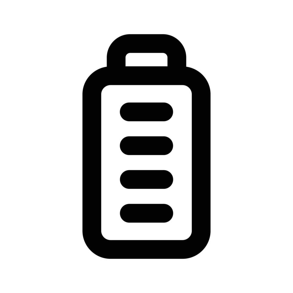 Pixel perfect icon of battery status in unique style, ready for premium use vector