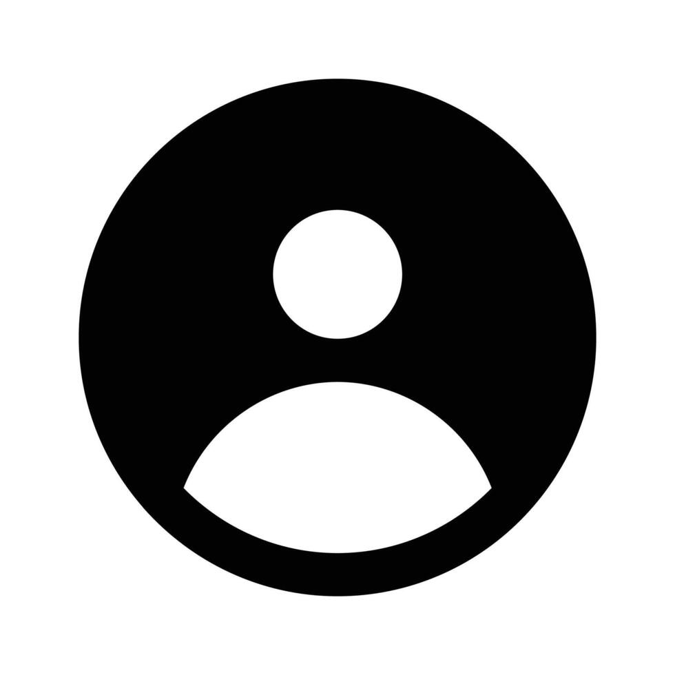 Unique icon of profile, ready to use vector