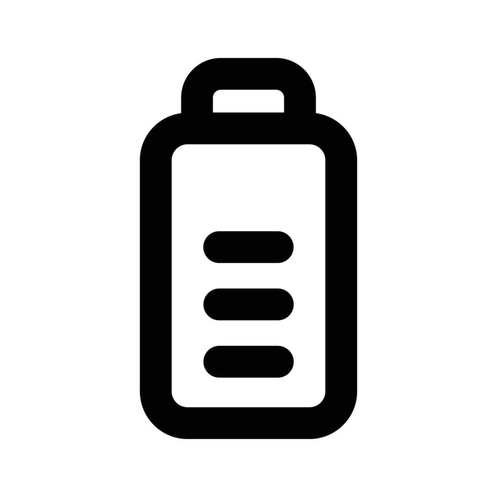 Pixel perfect icon of battery status in unique style, ready for premium use vector