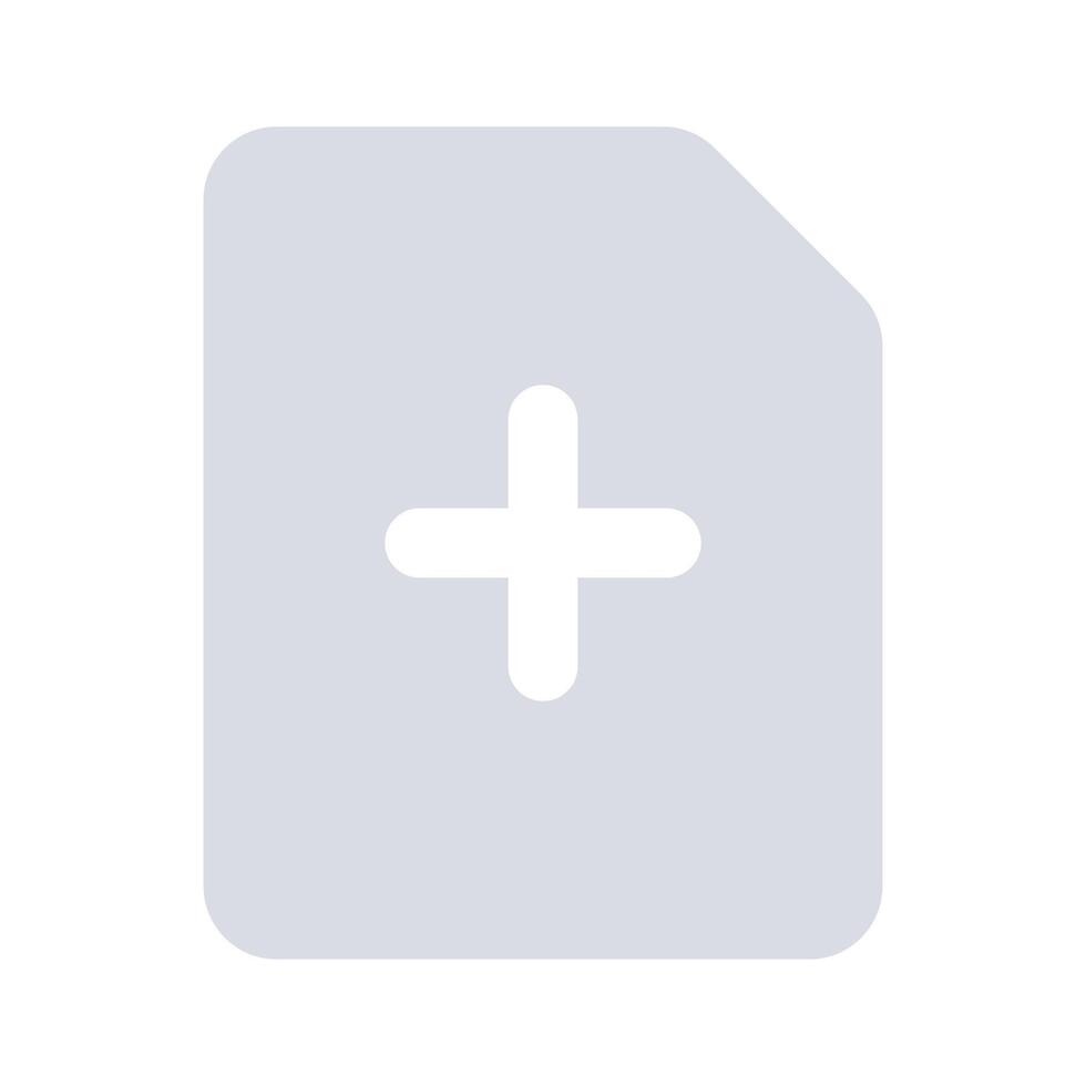 Add page icon design in modern and unique style vector